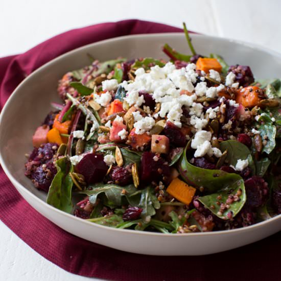 Roasted Sweet Potato Quinoa Salad