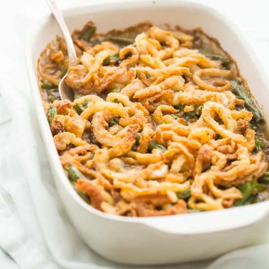 Paleo/Whole30 Green Bean Casserole