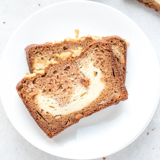 Cream Cheese Filled Apple Bread