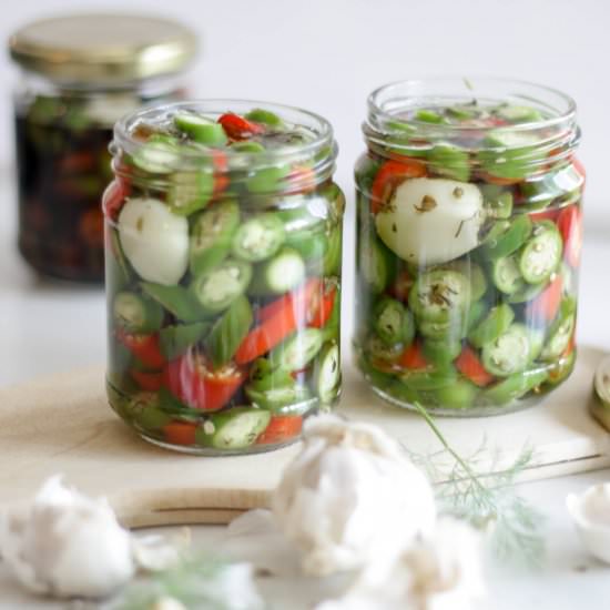 Pickled Hot Peppers