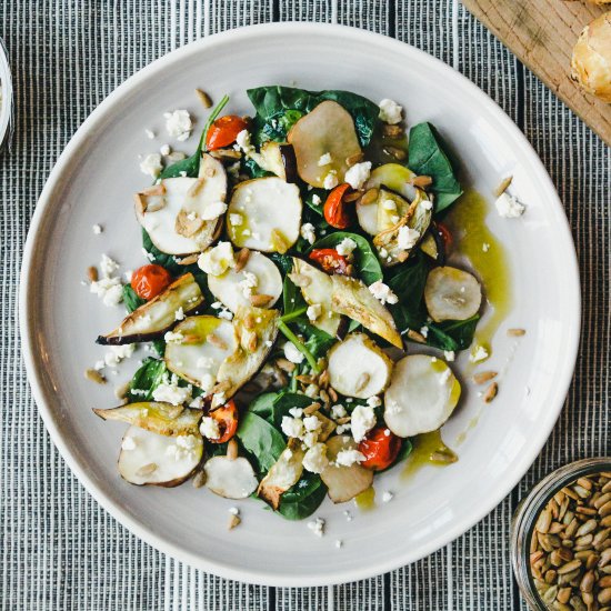 Sunchoke Salad With Sunflower Seeds