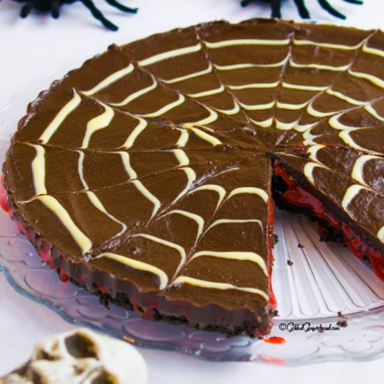 No Bake Bloody Chocolate Tart