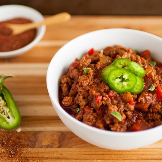 The Best Easy Paleo Chili