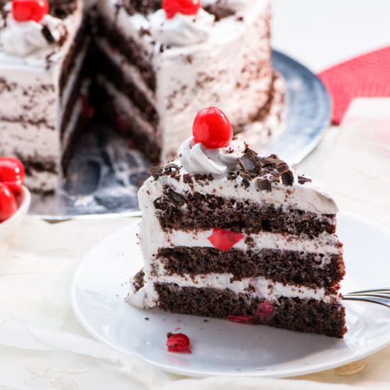 Super Moist Black Forest cake