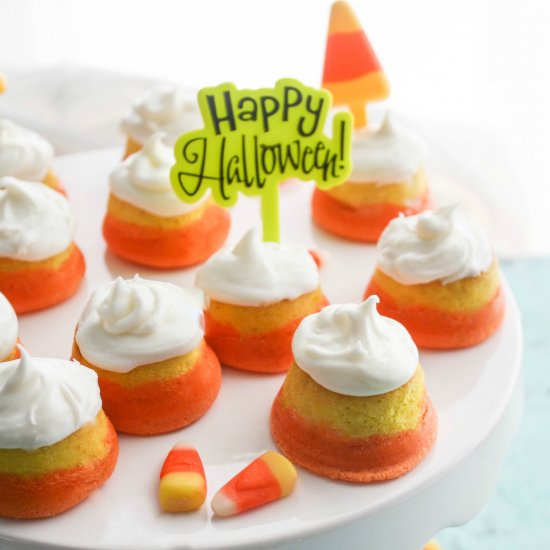 Mini “Candy Corn” Cupcakes