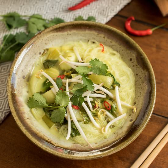 Coconut Bok Choy Soup