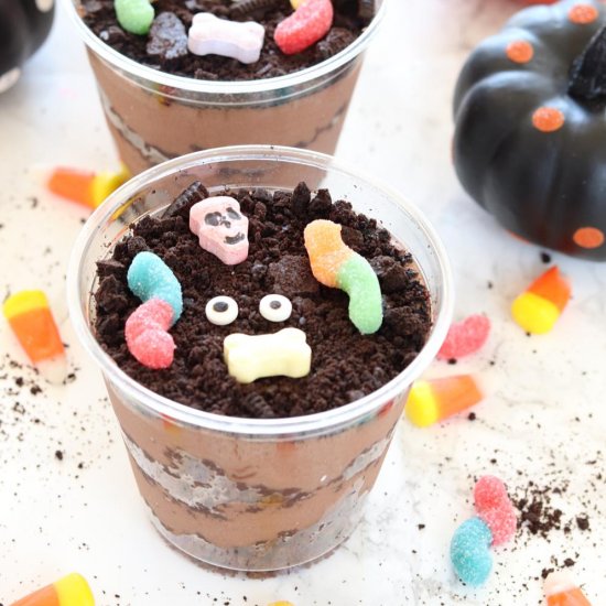 Chocolate Brownie Dirt Cups