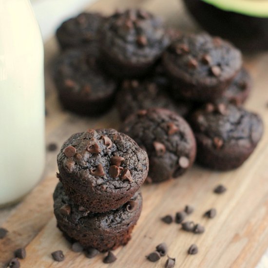 Avocado Brownie Bites