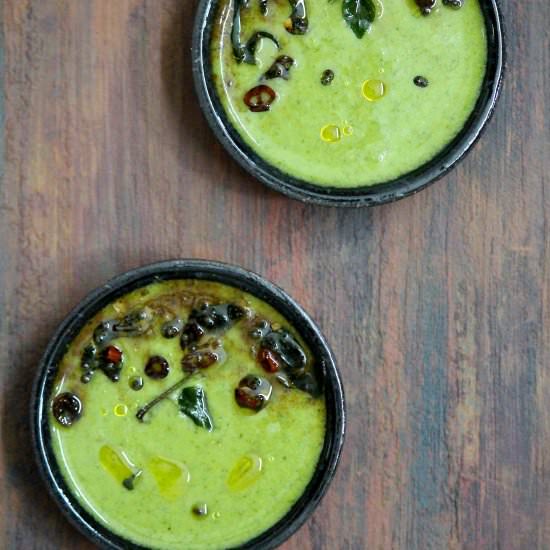 Curried Celery and Broccoli Soup