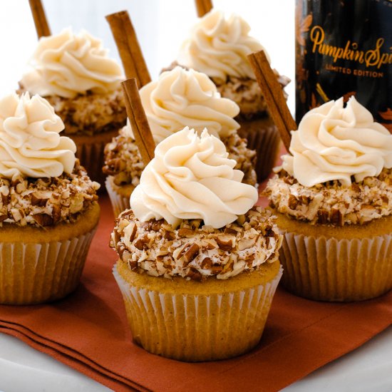 Baileys Pumpkin Spice Cupcakes