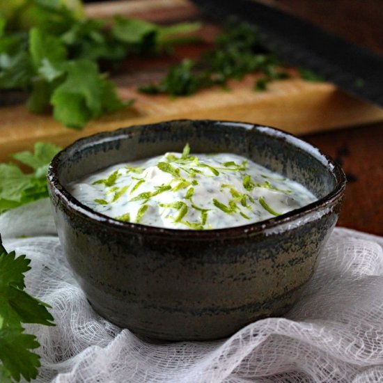 Cilantro Lime Crema