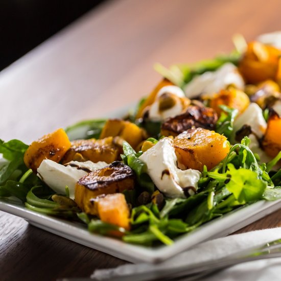 Butternut Squash and Burrata Salad