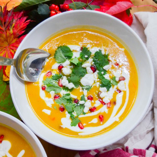 Moroccan Butternut Squash Soup