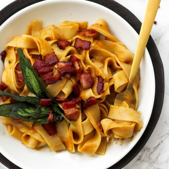 Spiced Butternut Squash Pasta