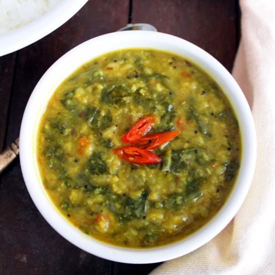 Easy Spinach Dal