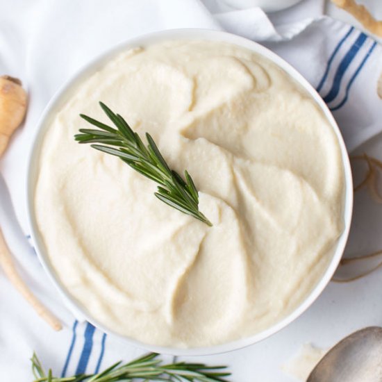 Dreamy Creamy Puréed Parsnips