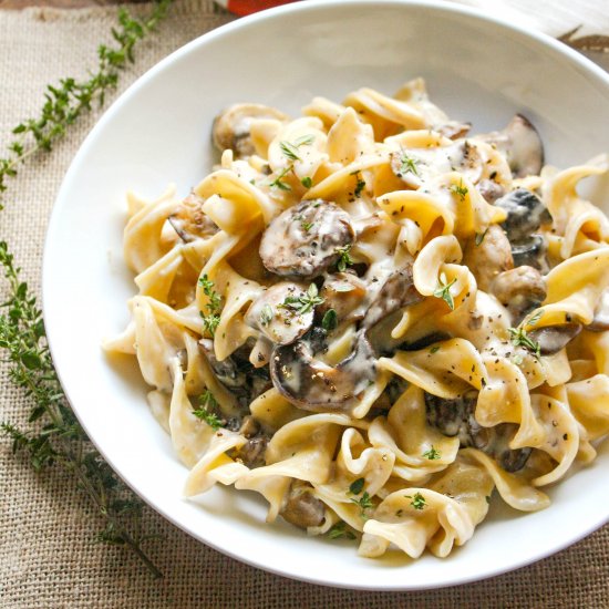 Mushroom Stroganoff