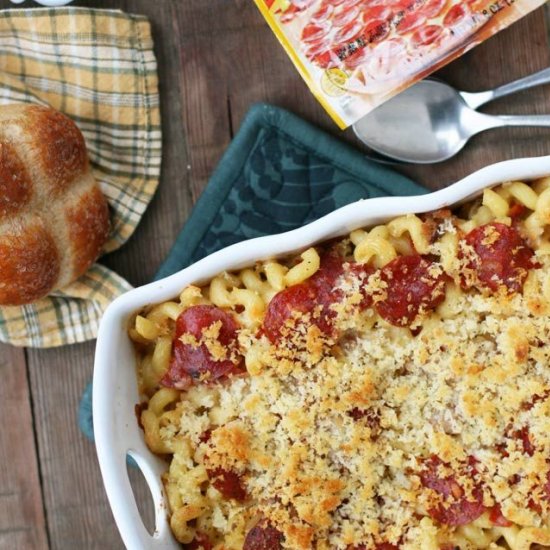 Pepperoni Mac and Cheese