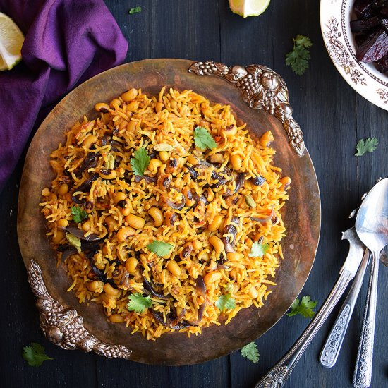 Black Eyed Beans Rice