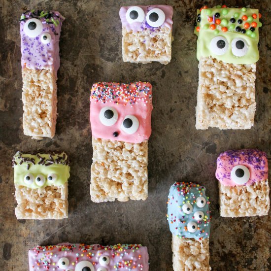 Monster Rice Krispies Treats