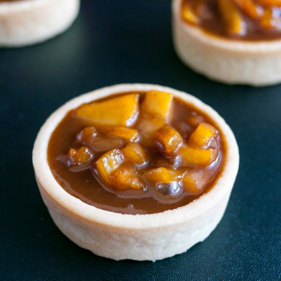 Cinnamon Caramel Apple Tarts