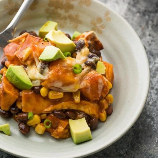 Butternut Squash Enchilada Casserole