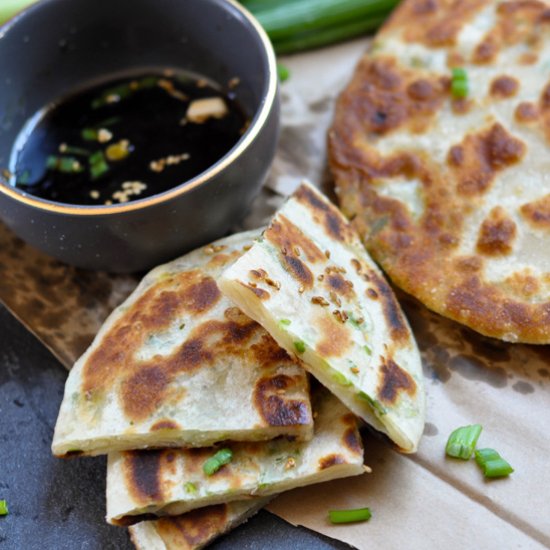 Crispy Chinese Scallion Pancakes