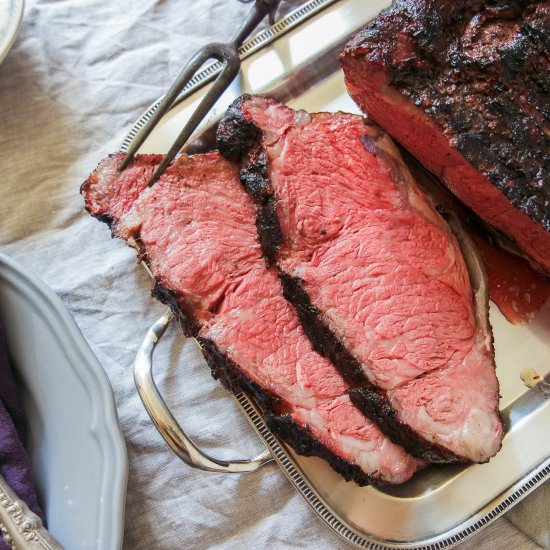 Smoked Strip Loin for the Holidays