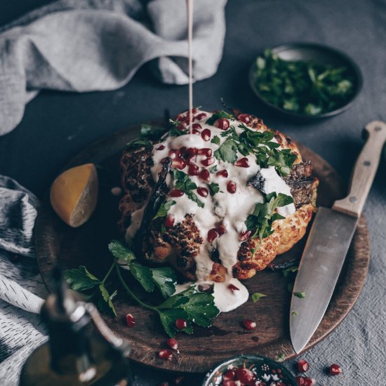 Whole Roasted Cauliflower