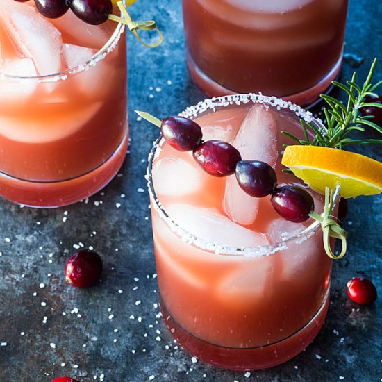 Cranberry Orange Margaritas