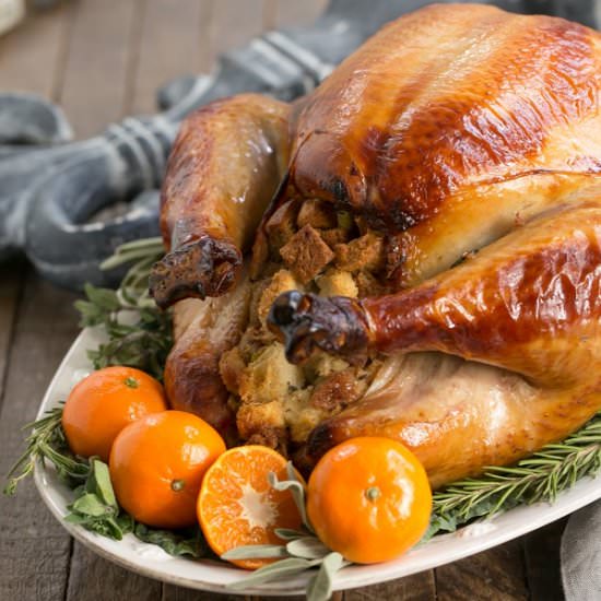 Holiday Honey Brined Turkey