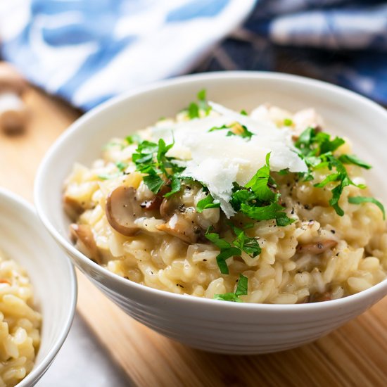 Mushroom Risotto with Parmesan