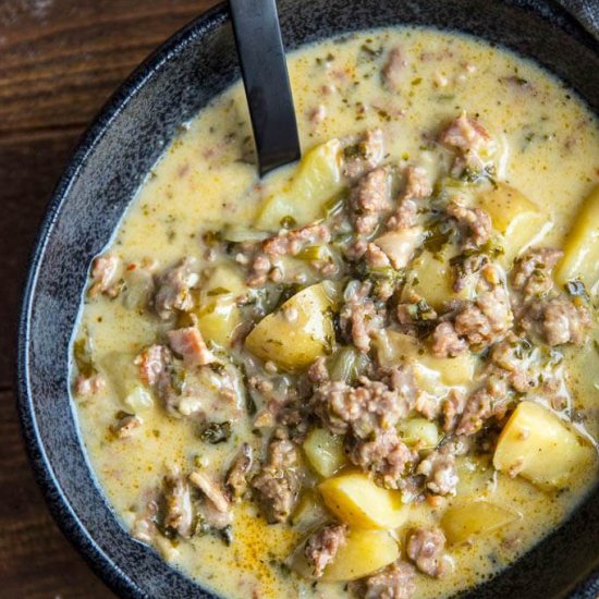 Slow Cooker Zuppa Toscana