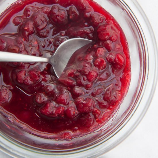 Vegan Lingonberry Jam