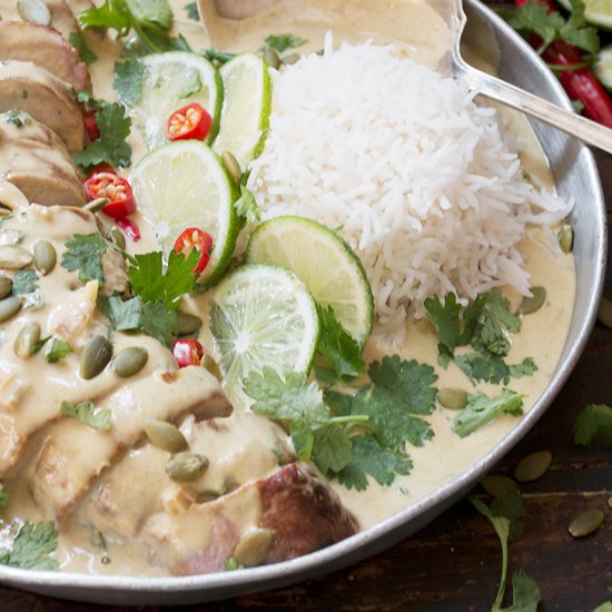 Green Curry Pork Tenderloin