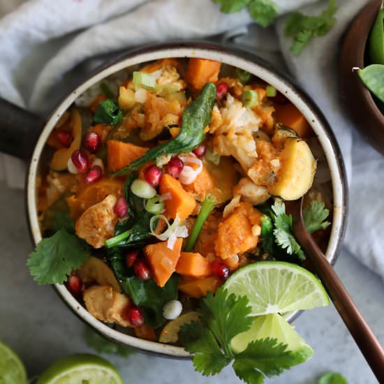 Slow Cooker Red Curry Chicken