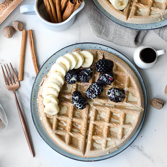 Vegan Chai Waffles