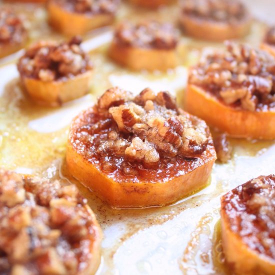 Sweet Potato Casserole Bites