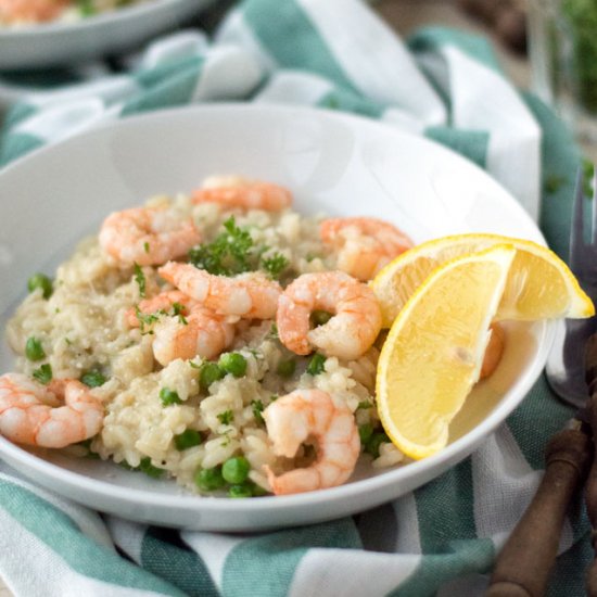 Risotto with shrimps