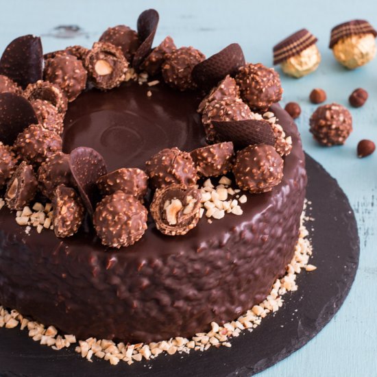 Ferrero Rocher Cake