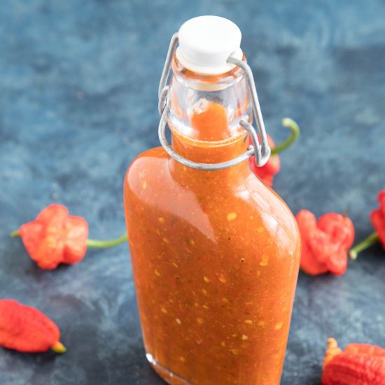 Honey Roasted Hot Pepper Hot Sauce