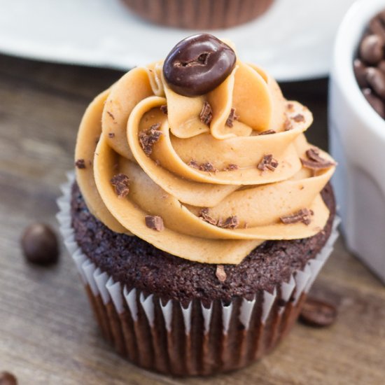 Mocha Cupcakes with Coffee Frosting