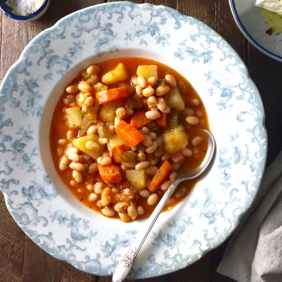 Traditional Greek Bean Soup