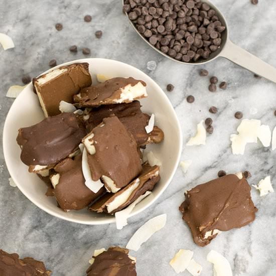 Homemade Almond Joy Candy Bars