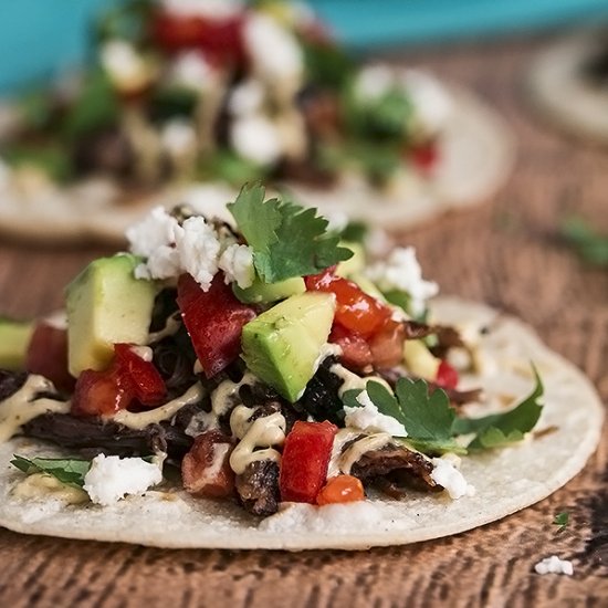 Beef Tacos with Tequila Short Ribs