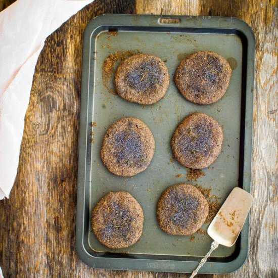 Garlic & Rosemary Flaxseed Breads