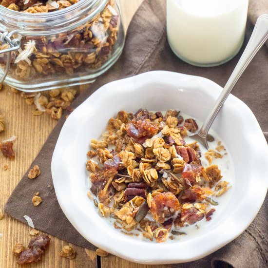 Maple Pecan Pumpkin Spice Granola