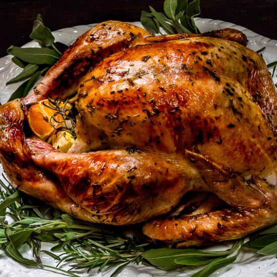 Roasted Herb Turkey with Citrus