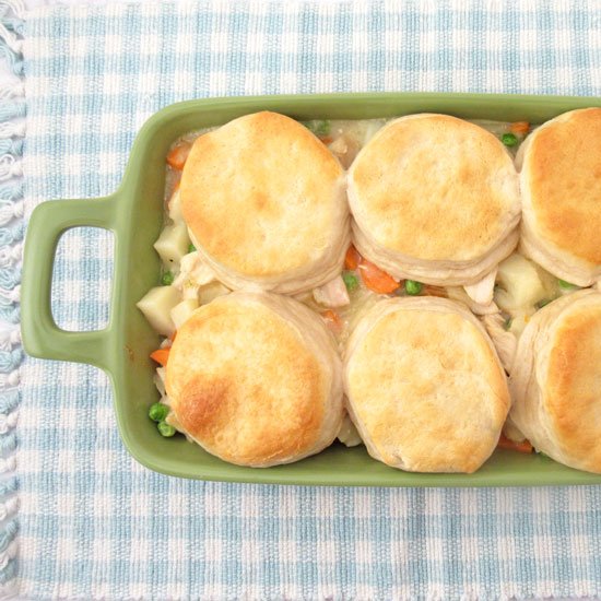 Chicken Pot Pie with Biscuits