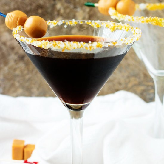 Salted Caramel Coffee Martini